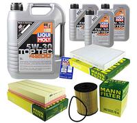 Kit d'inspection 8 l LM TopTec 4200 5W-30 + paquet de filtres MANN Touareg