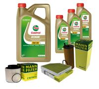 Kit D'Inspection Filtre Castrol 8L Huile 5W30 pour Audi A4 Toute 8KH B8 3.0 Tdi