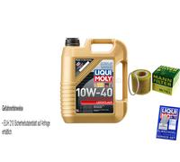 Kit D'Inspection Filtre Huile Additif Liqui Moly 5L 10W-40 pour VW Polo 9N_1.2