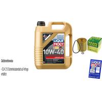 Kit D'Inspection Filtre Huile Liqui Moly 5L 10W-40 pour Mazda 6 Break Gh 2.5