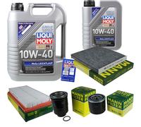 Kit D'Inspection Filtre Huile Liqui Moly Huile 6L 10W-40 pour Mazda 6 Station Gy