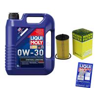 Kit D'Inspection Filtre Liqui Moly Huile 5L 0W-30 pour Chevrolet Cruze J300 1.6