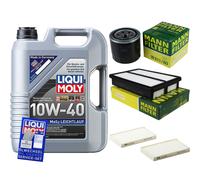 Kit D'Inspection Filtre Liqui Moly Huile 5L 10W-40 pour Hyundai Tucson Jm 2.0