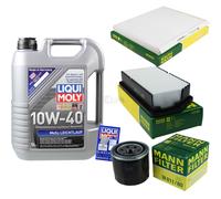 Kit D'Inspection Filtre LIQUI MOLY Huile 5L 10W-40 Pour KIA Cee'D JD 1.6 GT Pro
