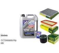Kit D'Inspection Filtre Liqui Moly Huile 5L 10W-40 pour Kia Rio II Jb 1.4 16V
