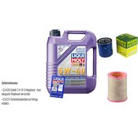Kit D'Inspection Filtre Liqui Moly Huile 5L 5W-40 pour Fiat Ducato Box 280 2.0