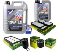 Kit D'Inspection Filtre Liqui Moly Huile 6L 10W-40 pour Mazda 5 CR19 2.0 De CD