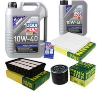 Kit D'Inspection Filtre Liqui Moly Huile 6L 10W-40 pour Mitsubishi Lancer VIII