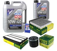 Kit D'Inspection Filtre Liqui Moly Huile 6L 10W-40 pour Mitsubishi Pajero IV V8
