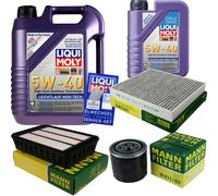 Kit D'Inspection Filtre Liqui Moly Huile 6L 5W-40 pour Mitsubishi Lancer VIII