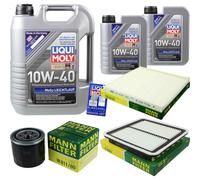 Kit D'Inspection Filtre Liqui Moly Huile 7L 10W-40 pour Subaru Outback Bl-Bp