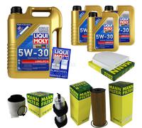 Kit D'Inspection Filtre Liqui Moly Huile 8L 5W-30 pour Audi A4 Allroad 8KH