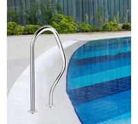 Kit d'installation antidérapant en acier inoxydable inclus pour une meilleure sécurité dans les piscines, spas et parcs aquatiques