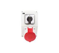 Kit d'installation avec prise 32A 5P RS-Z (0-1) rouge 6274-00 positionneur 5901752631939