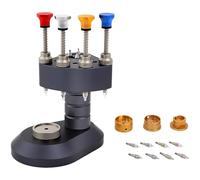 Kit d'installation d'aiguilles de montre à 4 broches avec embouts interchangeables et base de mouvement pour l'entretien d'horloger professionnel