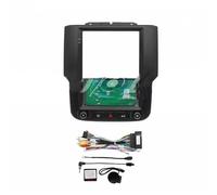 Kit d'installation d'autoradio pour Dodge pour Ram 1500 5500 2011-2019 9.7 Pouces Câble d'alimentation pour Faisceau Câbles Panneau Stéréo Voiture Cadre de Radio Façade Autoradio(Frame CANBUS-MT AC)