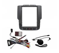 Kit d'installation d'autoradio pour Dodge pour Ram 1500 5500 2011-2019 9.7 Pouces Câble d'alimentation pour Faisceau Câbles Panneau Stéréo Voiture Cadre de Radio Façade Autoradio(Frame CANBUS-AT AC)