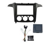 Kit d'installation d'autoradio pour Ford pour Ford S-Max 2001-2008 AC 9 Pouces Auto Manuel Radio Android Fascias Panneau Cadre Câbles Cadre de Radio Façade Autoradio(Frame-MT-canbus)