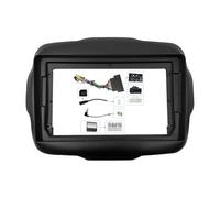 Kit d'installation d'autoradio pour Jeep pour Renegade 2014-2021 9 Pouces Faisceau Câbles Panneau Stéréo Voiture Adaptateur Cordon d'alimentation Cadre de Radio Façade Autoradio(Frame Cable Canbus)
