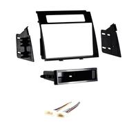 Kit d'installation d'autoradio stéréo DIN simple DIN et connecteur de faisceau de câbles - Pas d'ampli externe d'usine uniquement : fabriqué pour Kia Soul 2012 2013
