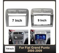 Kit d'installation de cadre de fixation pour autoradio Android double 2DIN 7/9 pouces, compatible avec Fiat Grand Punto 2005-2009