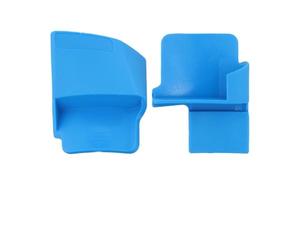 Kit d'installation de démontage de courroie extensible, outil de vilebrequin à cliquet pour courroies d'entraînement nervurées, kit d'entretien automobile en ABS portable Bleu