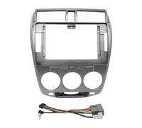 Kit d'installation de lecteur MP5 Android pour autoradio City 2008-2014 - Cadre d'installation 2DIN pour autoradio stéréo (cordon de cadre gris MT)