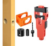 Kit d'installation de pêne dormant | Gabarit de porte précis | Pièces et accessoires pour outils électriques pour armoire, maison, entrée , extérieur, intérieur, bibliothèque