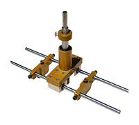 Kit d'installation de porte à mortaiser - Kit d'ouvre-porte à mortaiser pour portes en bois - Kit d'installation de porte pour l'installation de pênes dormants et de serrures de porte