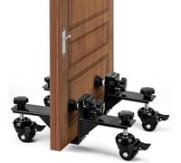 Kit d'installation de porte lourde réglable de 3,5 cm, 25,4 cm, 81,3 cm et 3,2 cm, 76,2 cm, 81,3 cm, outil mains libres pour suspension de porte et chariot élévateur de portes avant pour une