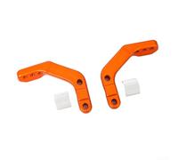 Kit d'installation de protège-mains de moto avec support de montage en alliage d'aluminium robuste, conçu pour un ajustement sûr sur les guidons ordinaires de 28 mm (orange)