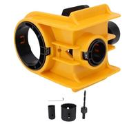 Kit d'installation de serrure de porte, scie cloche durable et gabarit de guidage ABS pour porte en bois jaune