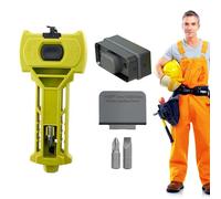 Kit d'installation de verrouillage de porte, kit d'installation de poignée de porte - Équipement d'installation multifonction portable précis - Équipement de burin et d'évaluation, installation