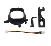 Kit d'installation d'impression 3D pour ventilateur Dreamcast, pour noctua NF-A4x10 5V, système de refroidissement silencieux pour GDROM/GDEMU, noir (2)