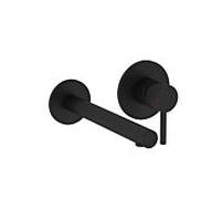 Kit d'installation encastrée VitrA Origin A4258136WTC, saillie de 148 mm, 1 poignée, noir mat