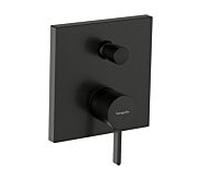 hansgrohe Finoris Mitigeur monocommandé encastré pour baignoire, 76415340, Couleur: Chrome noir brossé