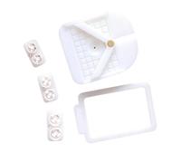 Kit d'installation multifonction pour boucles d'oreilles en argile avec guide d'épaisseur et alignement central réglable à partir de l'alignement du coupe-argile pour poteaux de boucles d'oreilles