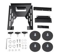 Kit d'installation Satellite Mini kit de Montage magnétique en Acier Inoxydable résistant aux intempéries à 360 degrés à dégagement Rapide pour Voitures, camions, Camping-Cars,