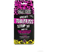 Kit d'installation tubeless - Muc-Off - Ultimate - Rose/noir - 44 mm - 2 valves CNC