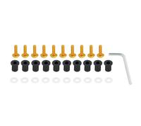 Kit D'installation Vis De Boulon M5 pour Pare-Brise De Moto 10 Pièces pour La Plupart des Modèles Années 5 Mm vis, boulons, écrous et pièces détachées pour Moto(Type C)