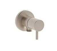 Kit d'installation VitrA Origin A4521434, robinet d'angle, 1 sortie G 3/8, nickel brossé