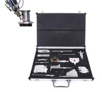 Kit d'instruments de mesure et d'inspection pour soudage - Ensemble de 13 pièces comprenant une règle de 0 à 150 mm, une jauge de soudure d'angle et un miroir d'inspection, le tout dans une mallette