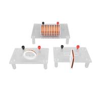 Kit d'instruments d'enseignement de Physique de démonstration de Champ magnétique Actuel avec Outils de Distribution de Boucle linéaire et de Bobine de solénoïde, Coque en PVC