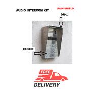 KIT d'interphone audio DD-5100 pour immeubles d'habitation + pare-pluie DR-1