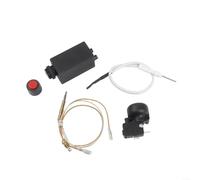 Kit d'interrupteur à impulsion thermocouple avec détection d'inclinaison intégrée pour contrôle automatique de la flamme et surveillance de la stabilité du chauffage (pile AA)