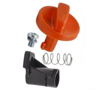 Kit d'interrupteur de bouton de tondeuse à gazon avec bouton d'accélérateur ergonomique, remplacement résistant aux intempéries pour FS91/FS111/FS131/HT102/HT103 & 4180-180-9500 Mod