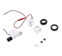 Kit d'interrupteur de robinet de cuisine intelligent avec capteur à induction - Accessoire de mixage mains libres - Compatible avec la plupart des robinets standard - Blanc (sans fil)