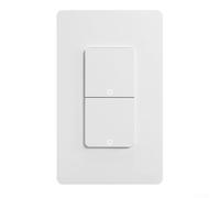 Kit d'interrupteur intelligent sans fil pour lampes et appareils - Télécommande - Installation de minuterie à une touche - ABS - 11,8 x 7,2 x 3,62 cm - Blanc (interrupteur bidirectionnel)