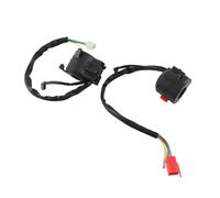 Kit d'Interrupteur Moto Universel 12V pour Guidon 7/8 Pouces Contrôle Démarrage Électrique Lumières Clignotants Klaxon