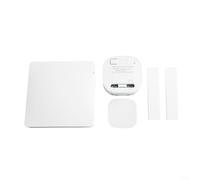 Kit d'interrupteur sans fil auto-alimenté avec récepteur, interrupteur mural sans piles, aucun câblage nécessaire, étanchéité IP44, télécommande RF 433 MHz pour bureau à domicile (A)